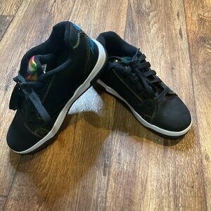 Heelys Propel Unisex Youth 6 Black Rainbow Foil‎ Skate Roller